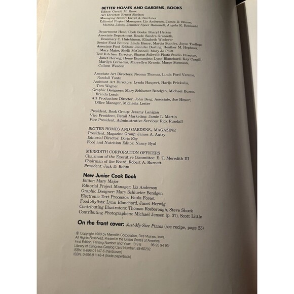 Better Homes and Gardens New Junior Cook Book 1989 VTG Cookbook For Kids - Picture 5 of 6